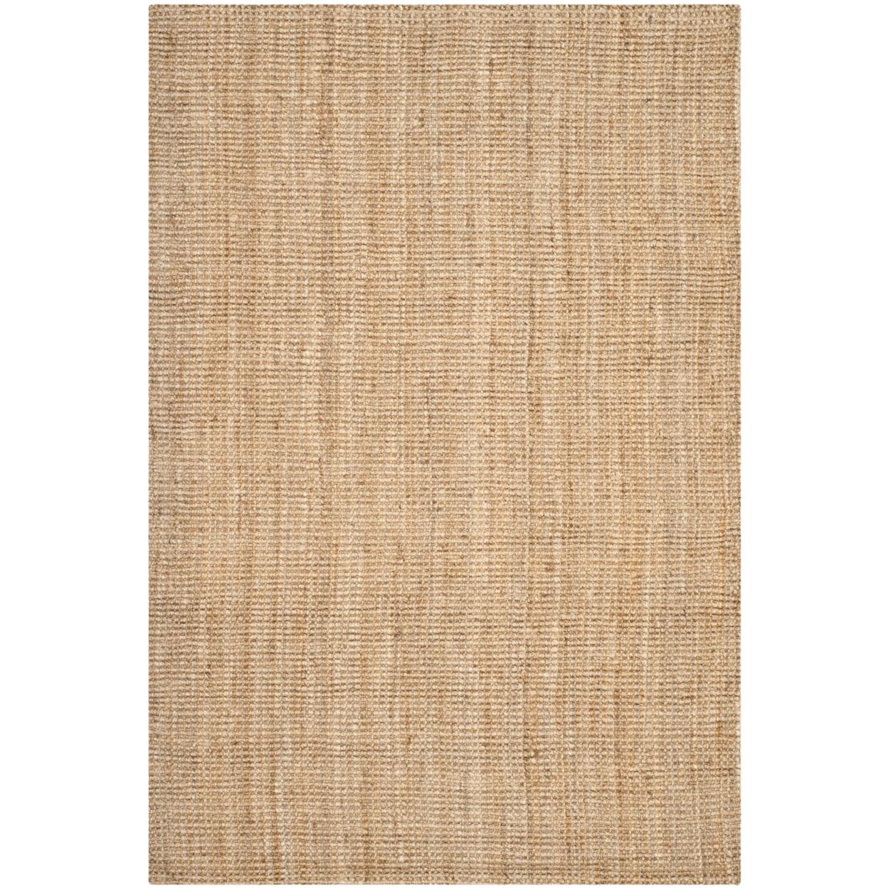 SAFAVIEH Natural Fiber Delmar Braided Jute Area Rug, Natural, 5' x 8'