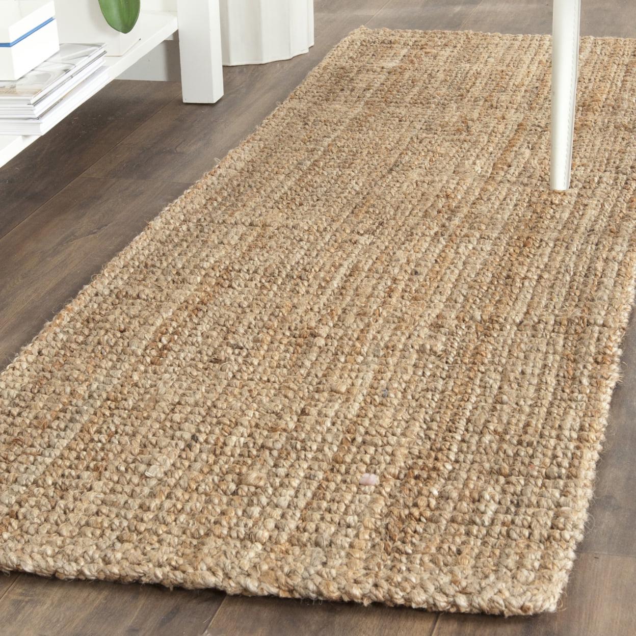 SAFAVIEH Natural Fiber Delmar Braided Jute Area Rug, Natural, 5' x 8' - Image 8