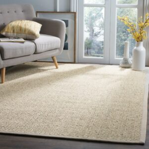 SAFAVIEH Natural Fiber Charlene Braided Jute Area Rug, Marble, 8' x 11'