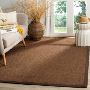 SAFAVIEH Natural Fiber Keane Solid Sisal Area Rug, Brown, 3' x 5'
