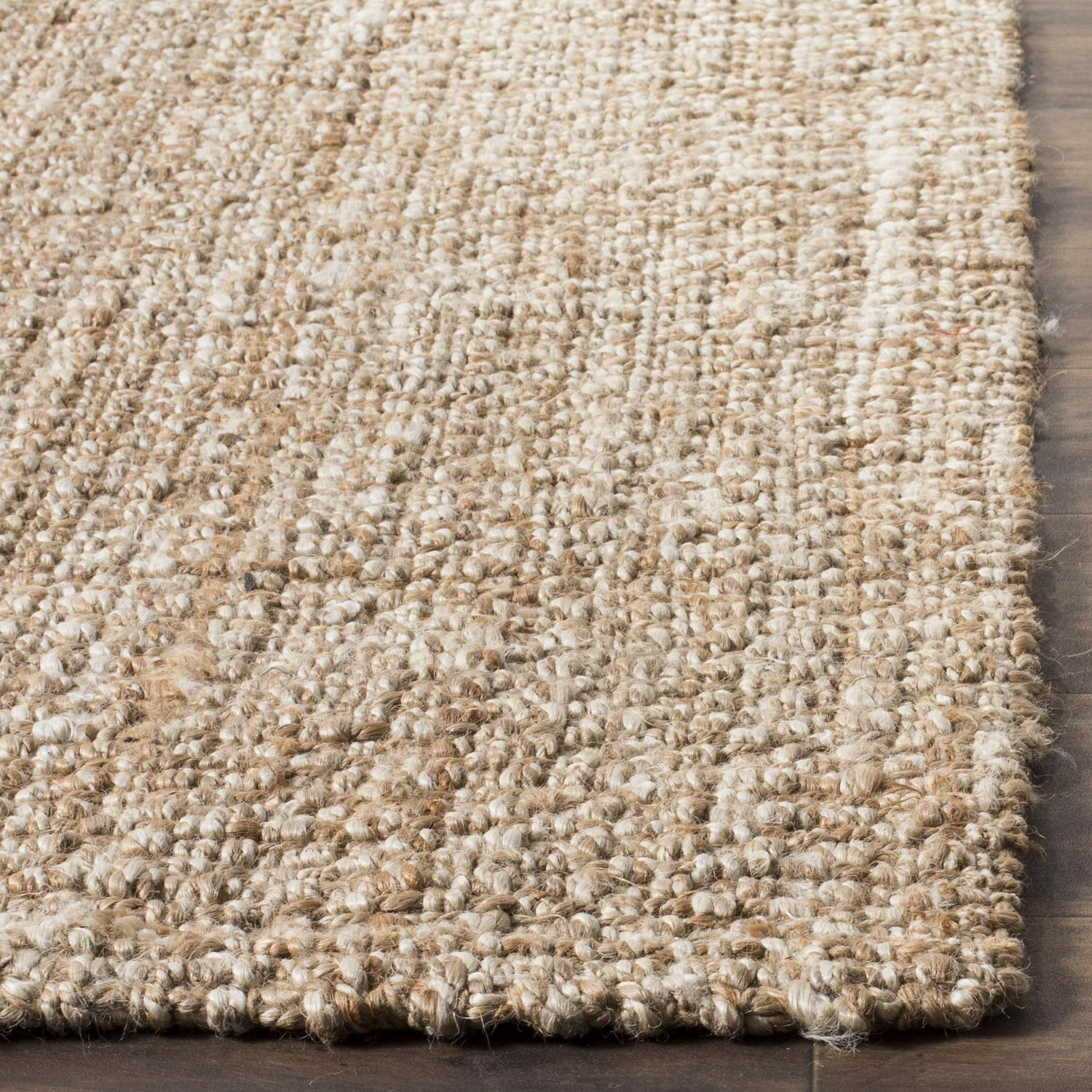 SAFAVIEH Natural Fiber Crispin Braided Jute Runner Rug, Natural, 2'6" x 12' - Image 3