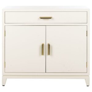 SAFAVIEH Nigel Solid Classic 2 Door 1 Drawer Chest, White