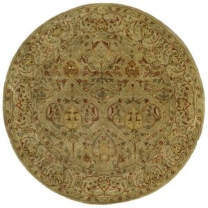 SAFAVIEH Persian Legend Adrian Oriental Area Rug, Moss/Beige, 8' x 8' Round