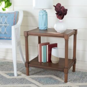 SAFAVIEH Rafiki Solid Rustic Rectangle Accent Table, Brown