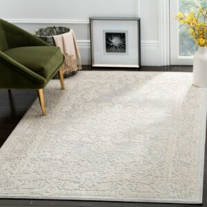 SAFAVIEH Reflection Sophia Traditional Area Rug, Light Grey/Cream, 5'1" x 7'6"
