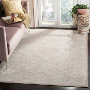 SAFAVIEH Reflection Alayna Traditional Area Rug, Beige/Cream, 6'7" x 6'7" Square