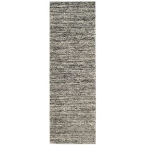 SAFAVIEH Retro Gorica Abstract Runner Rug, Ivory/Grey, 2'3" x 7'