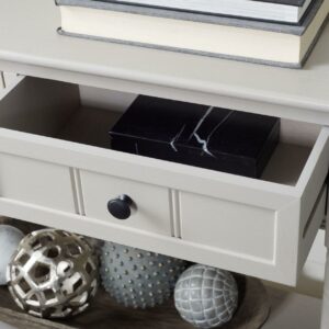 SAFAVIEH Samantha 2-Drawer Console Table Vintage Grey