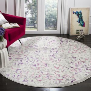 SAFAVIEH Skyler Collection SKY198F Ivory / Pink Rug