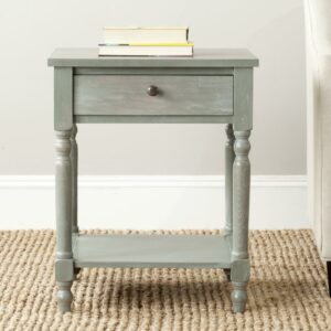 SAFAVIEH Tami Nightstand With Storage Drawer Ash Grey