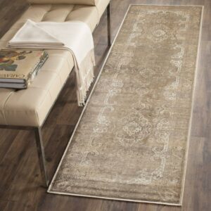 SAFAVIEH Vintage Cennetig Traditional Runner Rug, Mouse, 2'2" x 8'