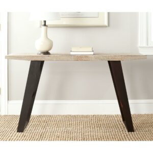 SAFAVIEH Waldo Console Table Natural / Black