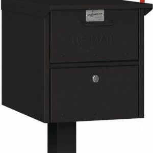 SALSBURY INDTRIES 4325BLK Roadside Mailbox,Black