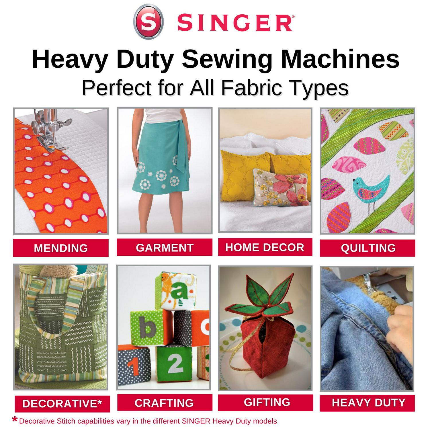 SINGER® Heavy Duty Super Special - HD6360M Sewing Machine with Bonus Extension Table, Packed with Specialty Accessories, Powerful Performance, Great for All Projects & Fabrics - Image 9