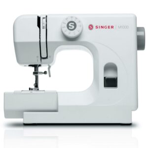 SINGER M1000 Sewing Machine + Accessories | 32 Stitch Applications | Compact, Lightweight & Portable - White