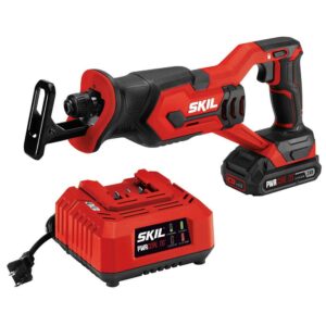 1PC SKIL 20V PWRCore Lithium-Ion Cordless Reciprocating Saw Kit