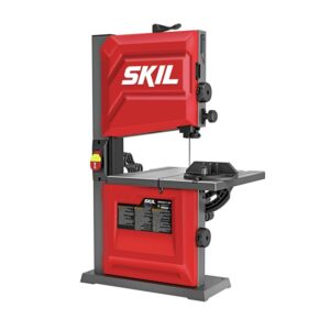 SKIL BW9501-00 2.8 Amp 9 inch 2-Speed Benchtop Band Saw with Dust Port and Rack and Pinion Table Adjustments
