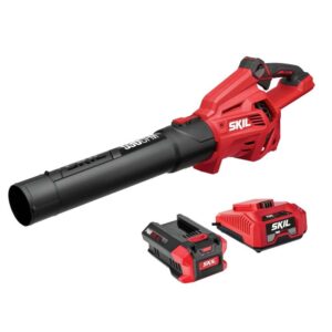 SKIL BL4713C-11 PWR CORE Brushless 40V 530 CFM 140 MPH Leaf Blower, 2.5Ah Battery and Charger