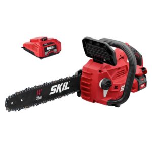 SKIL CS4555-10 PWR CORE Brushless 40V 14-inch Chain Saw, Tool-Less Chain Tensioning, 2.5Ah Battery and Charger