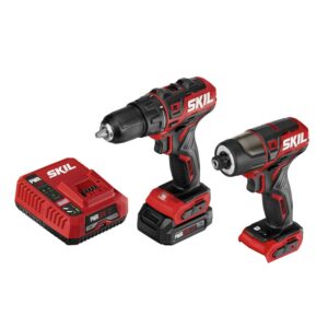 SKIL PWR Core 12™ Brushless 12V Cordless Drill Driver and Impact Driver Kit