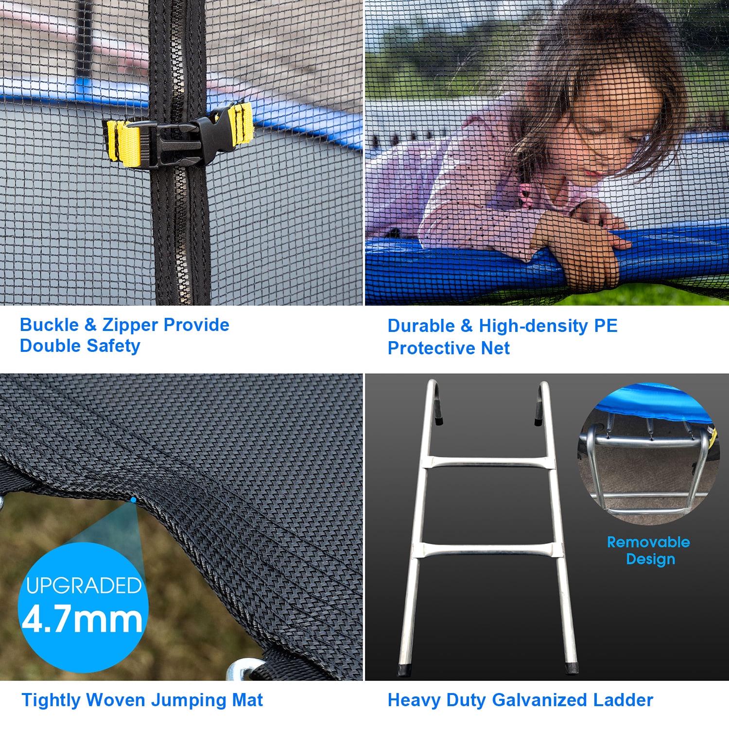SUGIFT 10ft Trampoline with Safe Enclosure Net - Image 4