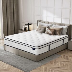 SUGIFT 12" Comfort Innerspring Mattress, Queen