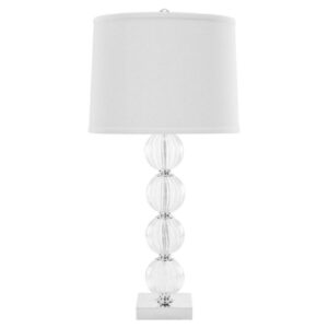 Safavieh Amanda 31 in. H Crystal Glam Glass Globe Lamp