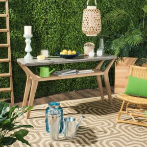 Safavieh Babette Indoor/Outdoor Modern Concrete 29.53-Inch H Console