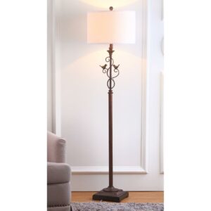 Safavieh Birdsong 61 in. H Antique Floor Lamp, Oil-Rubbed Bronze