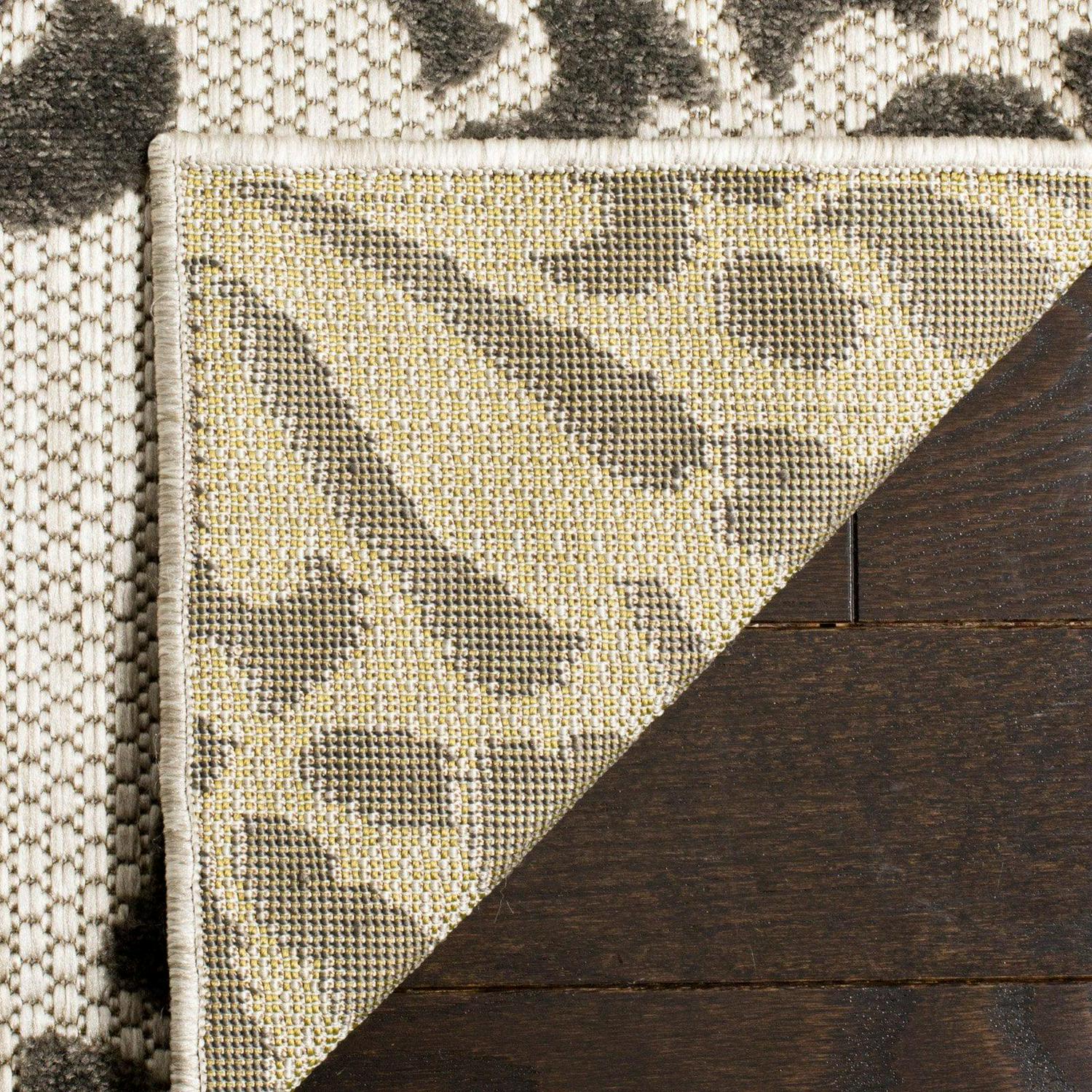 SAFAVIEH Cottage Collection COT908A Navy / Creme Rug - Image 6