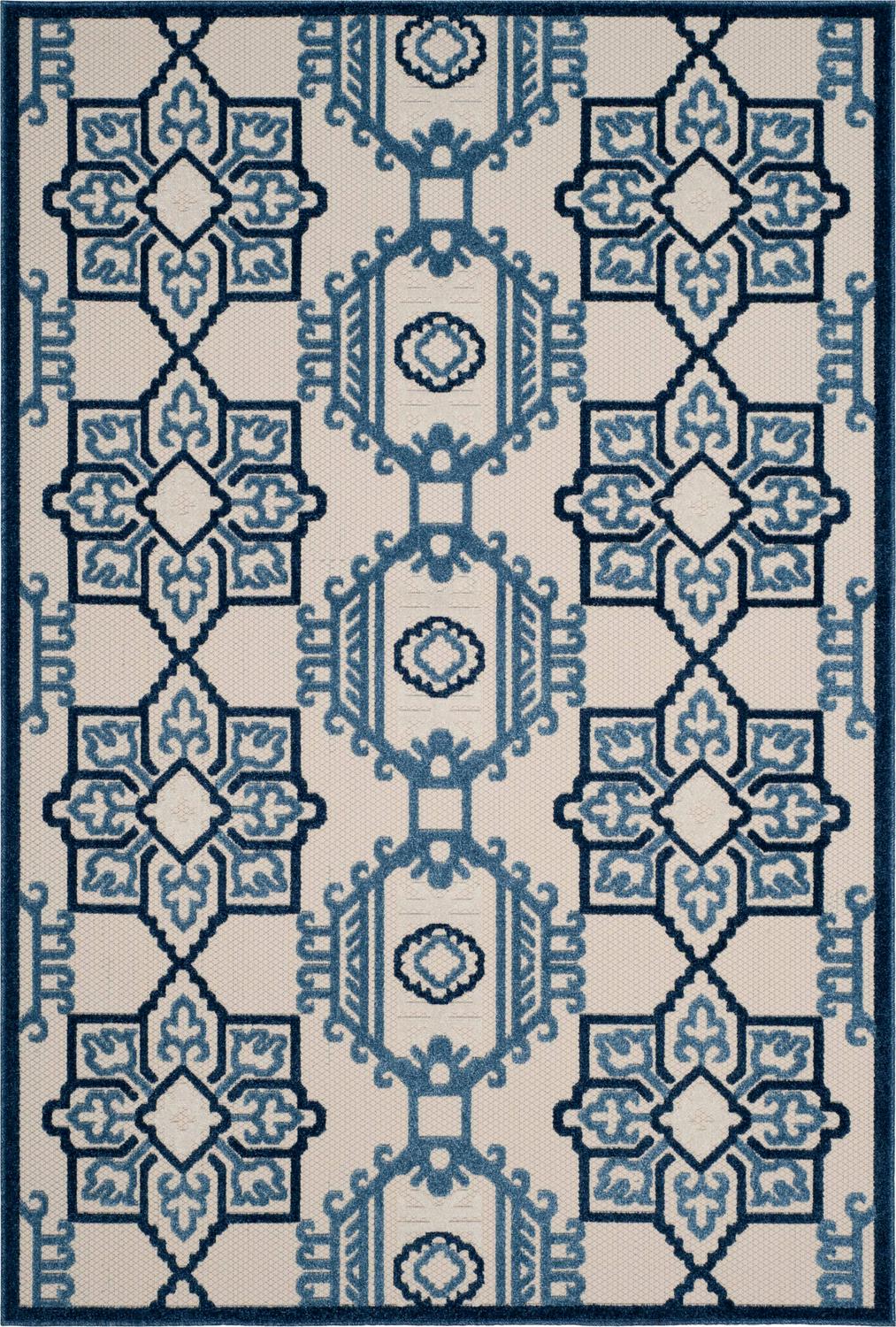 Safavieh Cottage Dean Geometric Indoor/Outdoor Area Rug - Image 2