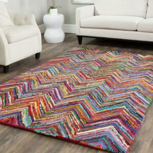 Safavieh Nantucket Akilah Zigzag Stipes Area Rug or Runner