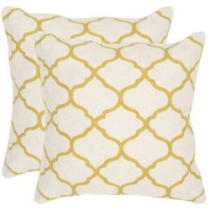 Safavieh Rhea Geometric Pillow, Set of 2