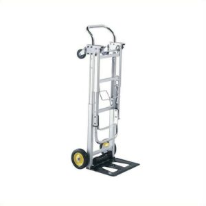 Safco 4050 400 lbs. Capacity 15-1/2 in. x 43 in. x 36 in. Aluminum Hideaway Convertible Truck