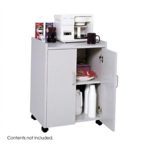 Safco Mobile Refreshment Center in Grey