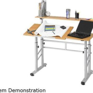 Safco, Height-Adjustable Split Level Drafting Table, 1 Each