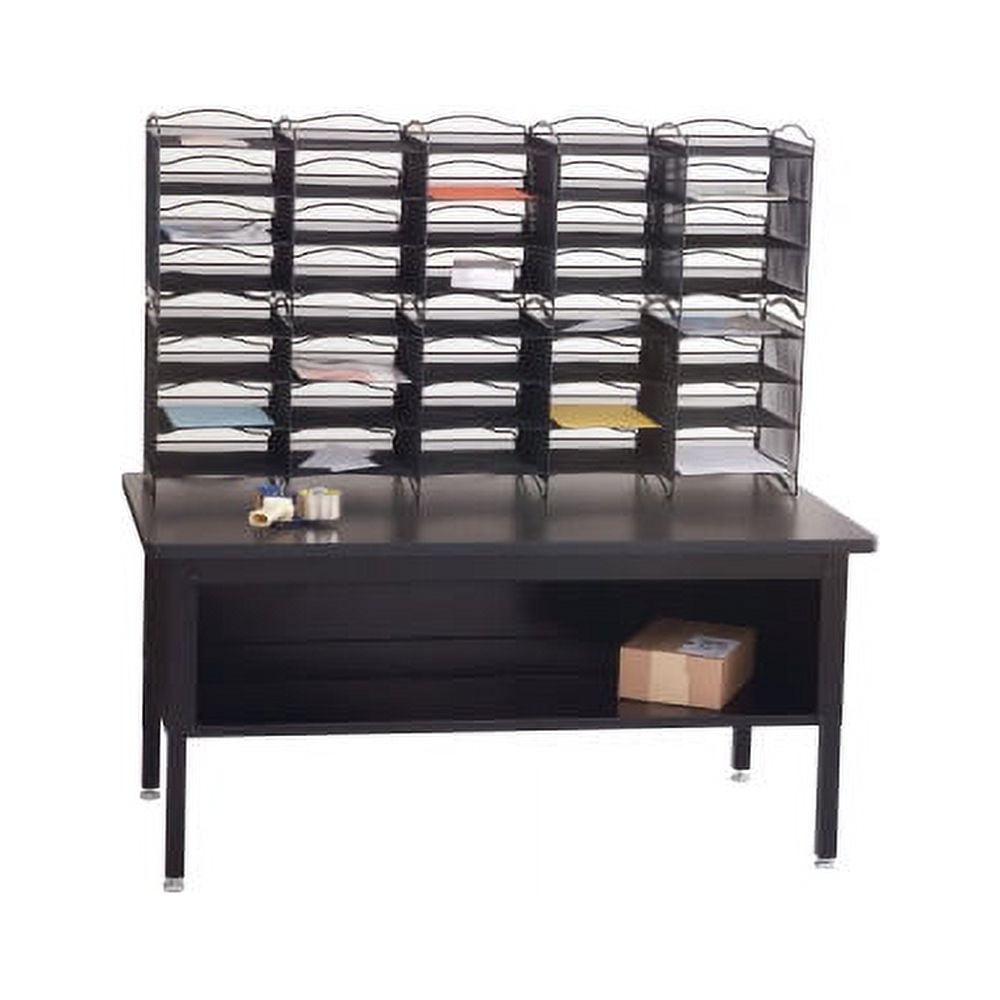 Safco Products Onyx Mail Sorter in Black - Image 2