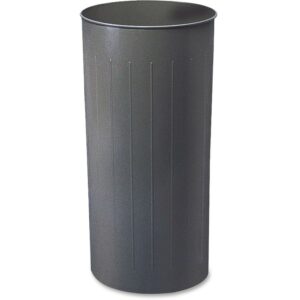 Safco Charcoal Round 20 Gallon Trash Can (Set of 3)