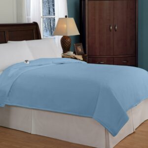 Safe and Warm Micro-Fleece Low-Voltage Heated Electric Blanket