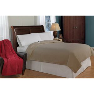 Safe and Warm Micro-Fleece Low-Voltage Heated Electric Blanket