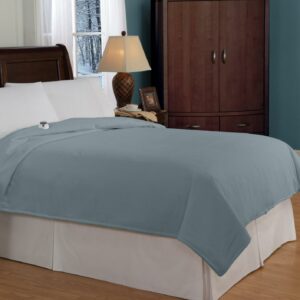 Safe and Warm Micro-Fleece Low-Voltage Heated Electric Blanket