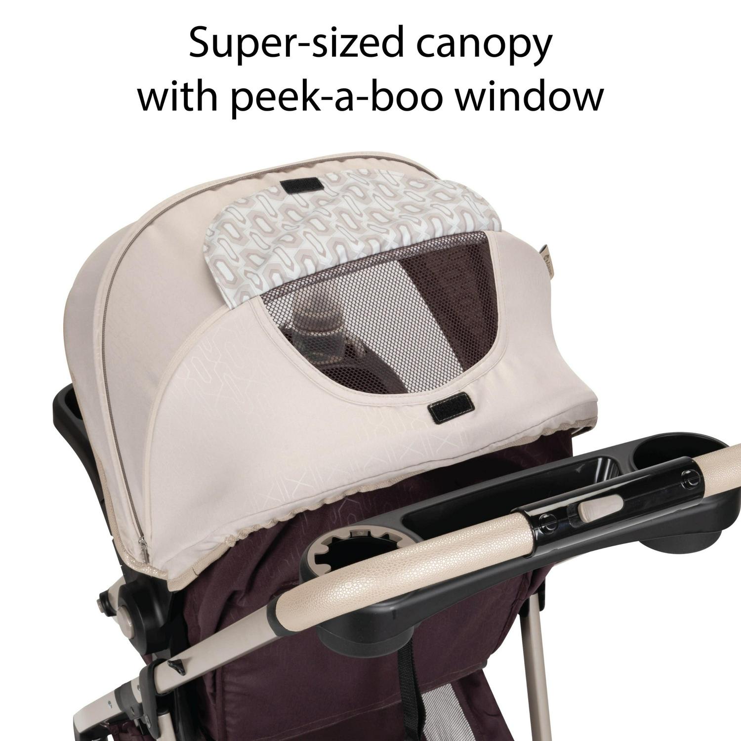 Safety 1st Deluxe Grow and Go Flex 8-in-1 Travel System, Dunes Edge, Infant - Image 13