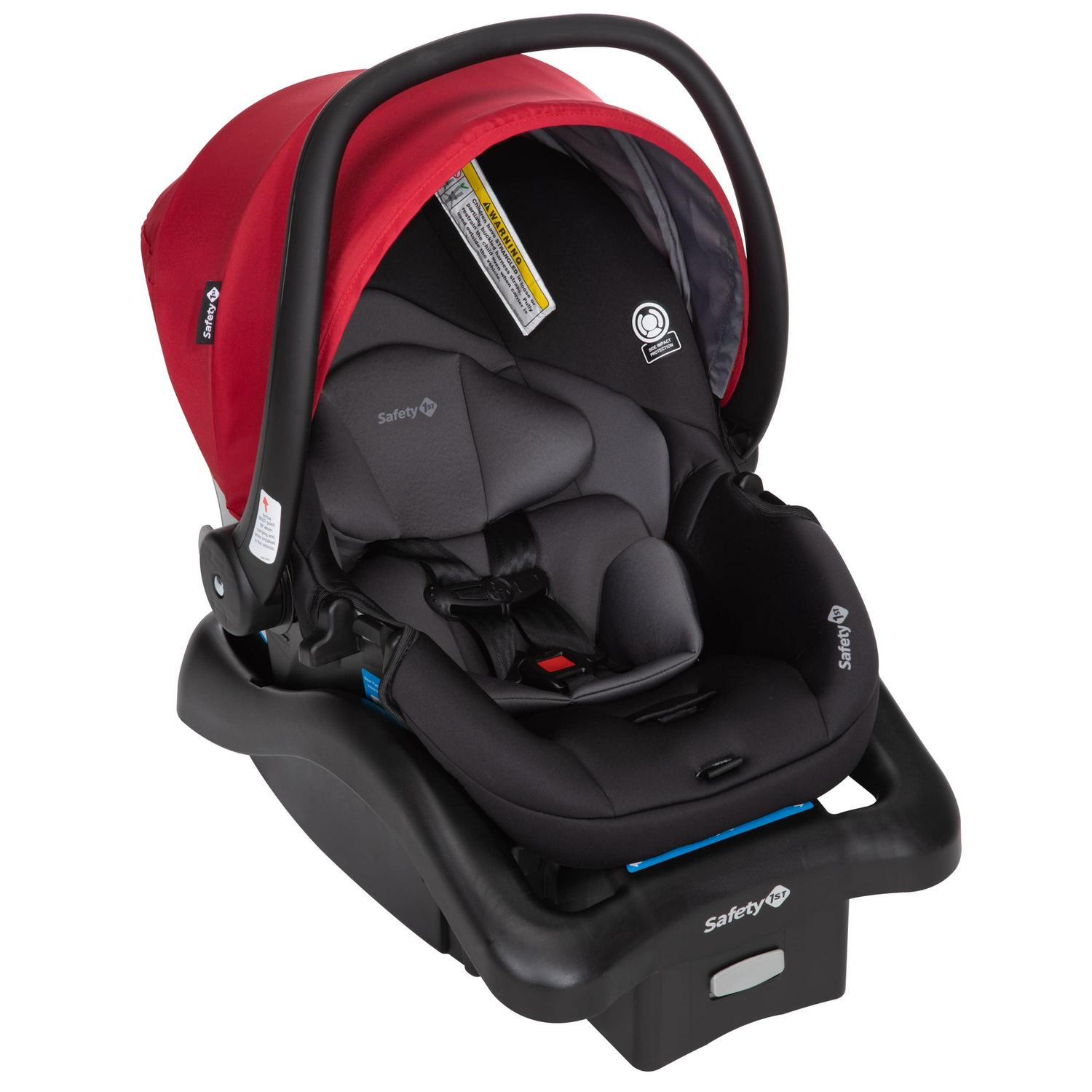 Safety 1st Smooth Ride Travel System Stroller and Infant Car Seat, Black Cherry - Image 3
