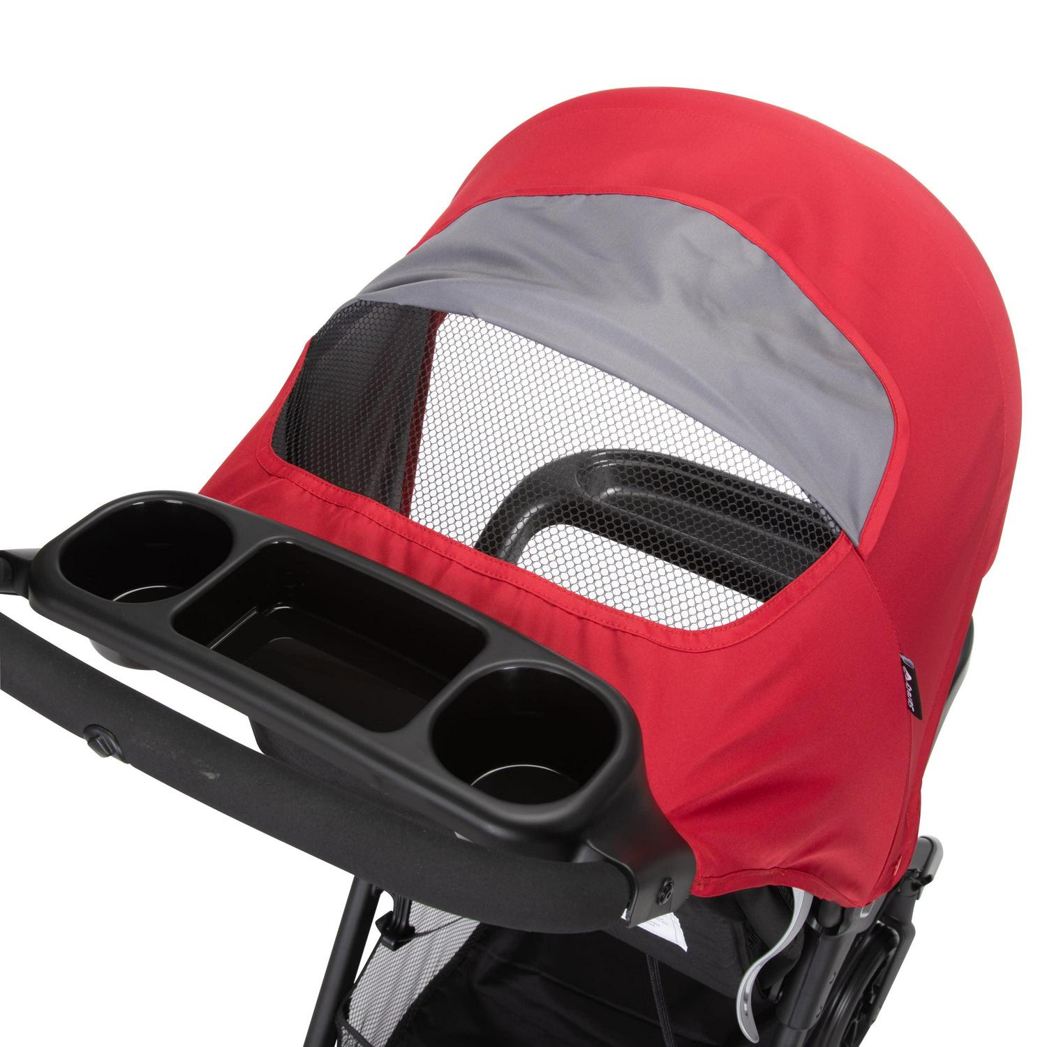 Safety 1st Smooth Ride Travel System Stroller and Infant Car Seat, Black Cherry - Image 21