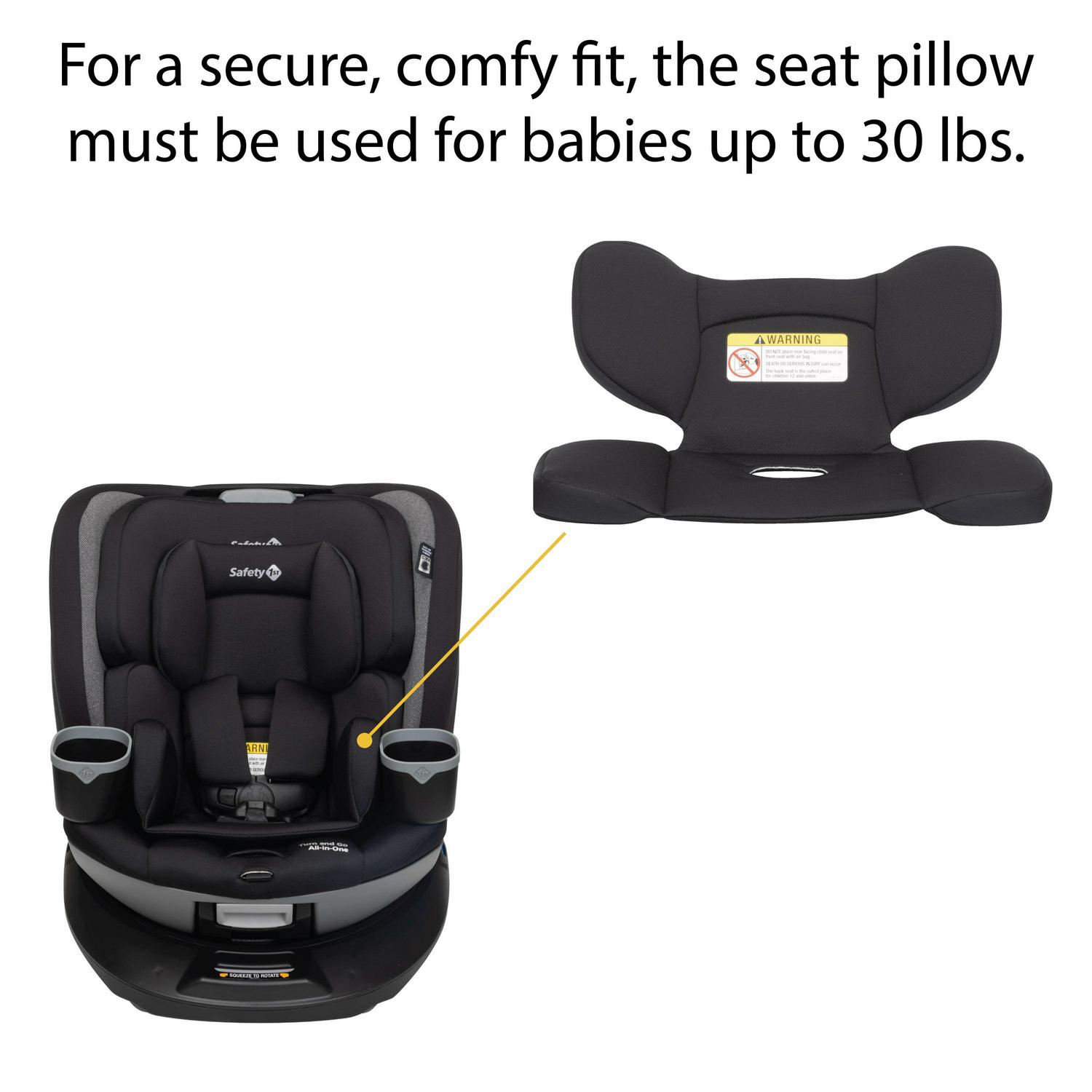 Safety 1st Turn and Go 360° Rotating All-in-One Convertible Car Seat, Black Beauty, Infant & Toddler, Unisex - Image 4