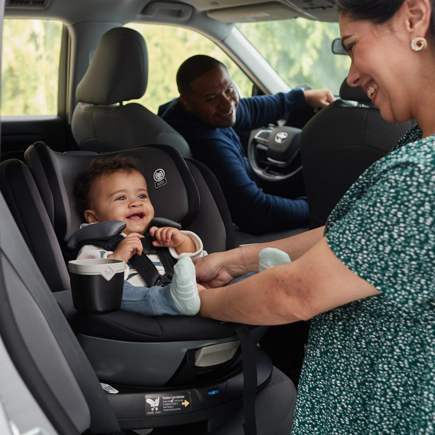 Safety 1st Turn and Go 360° Rotating All-in-One Convertible Car Seat, Black Beauty, Infant & Toddler, Unisex - Image 8