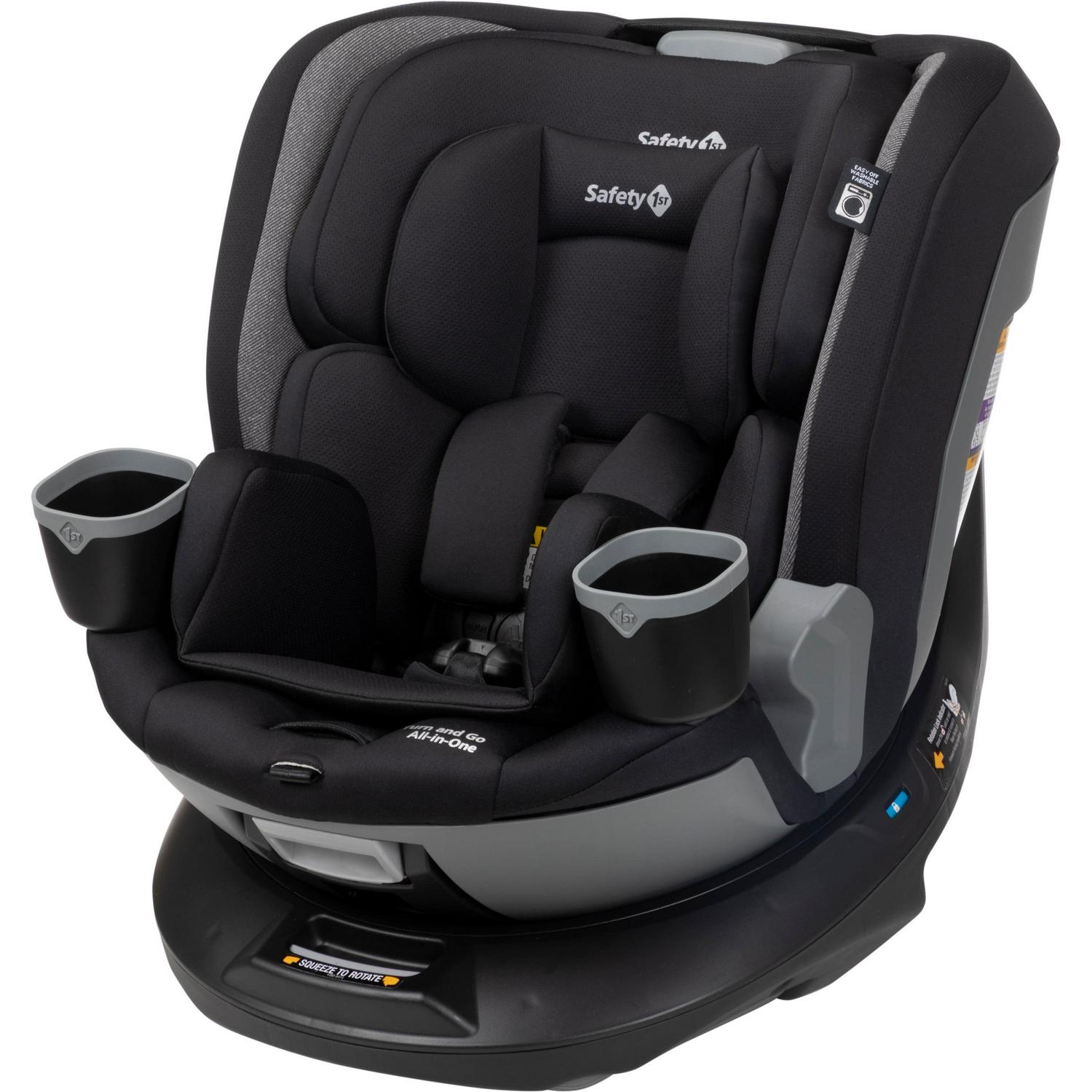 Safety 1st Turn and Go 360° Rotating All-in-One Convertible Car Seat, Black Beauty, Infant & Toddler, Unisex - Image 11