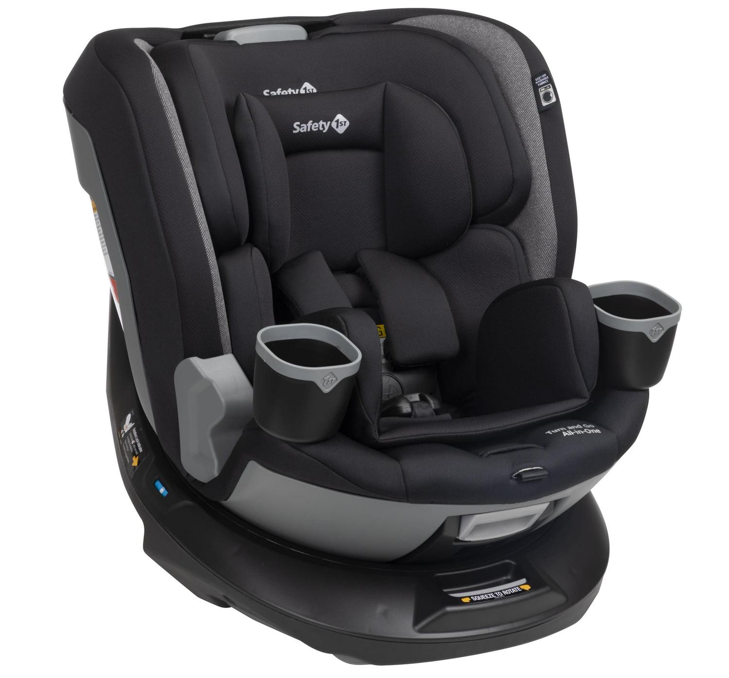 Safety 1st Turn and Go 360° Rotating All-in-One Convertible Car Seat, Black Beauty, Infant & Toddler, Unisex - Image 20