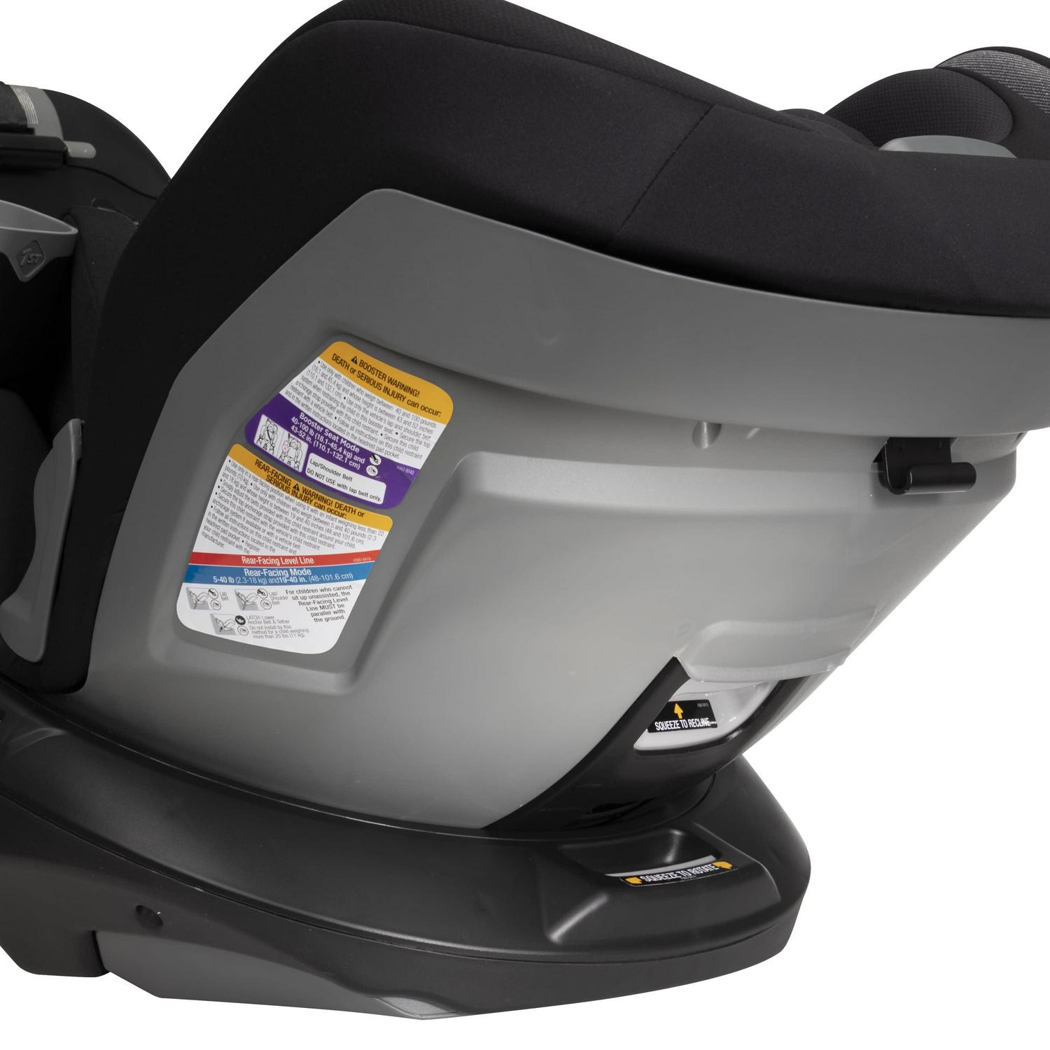 Safety 1st Turn and Go 360° Rotating All-in-One Convertible Car Seat, Black Beauty, Infant & Toddler, Unisex - Image 13