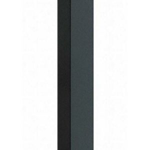 Salsbury Industries Standard Post,Black 4895BLK